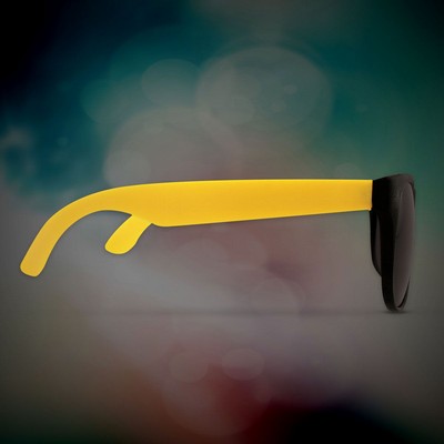 Yellow Custom Neon Billboard Sunglasses(Blank)
