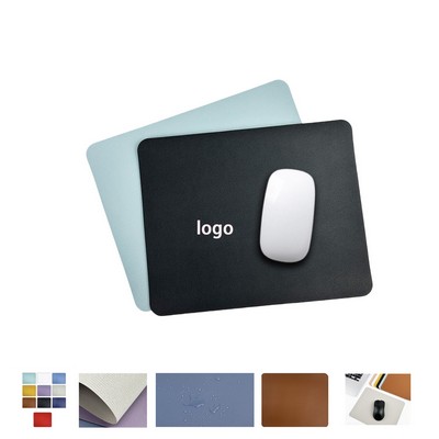 Leather Dirt Resistant Mouse Pad
